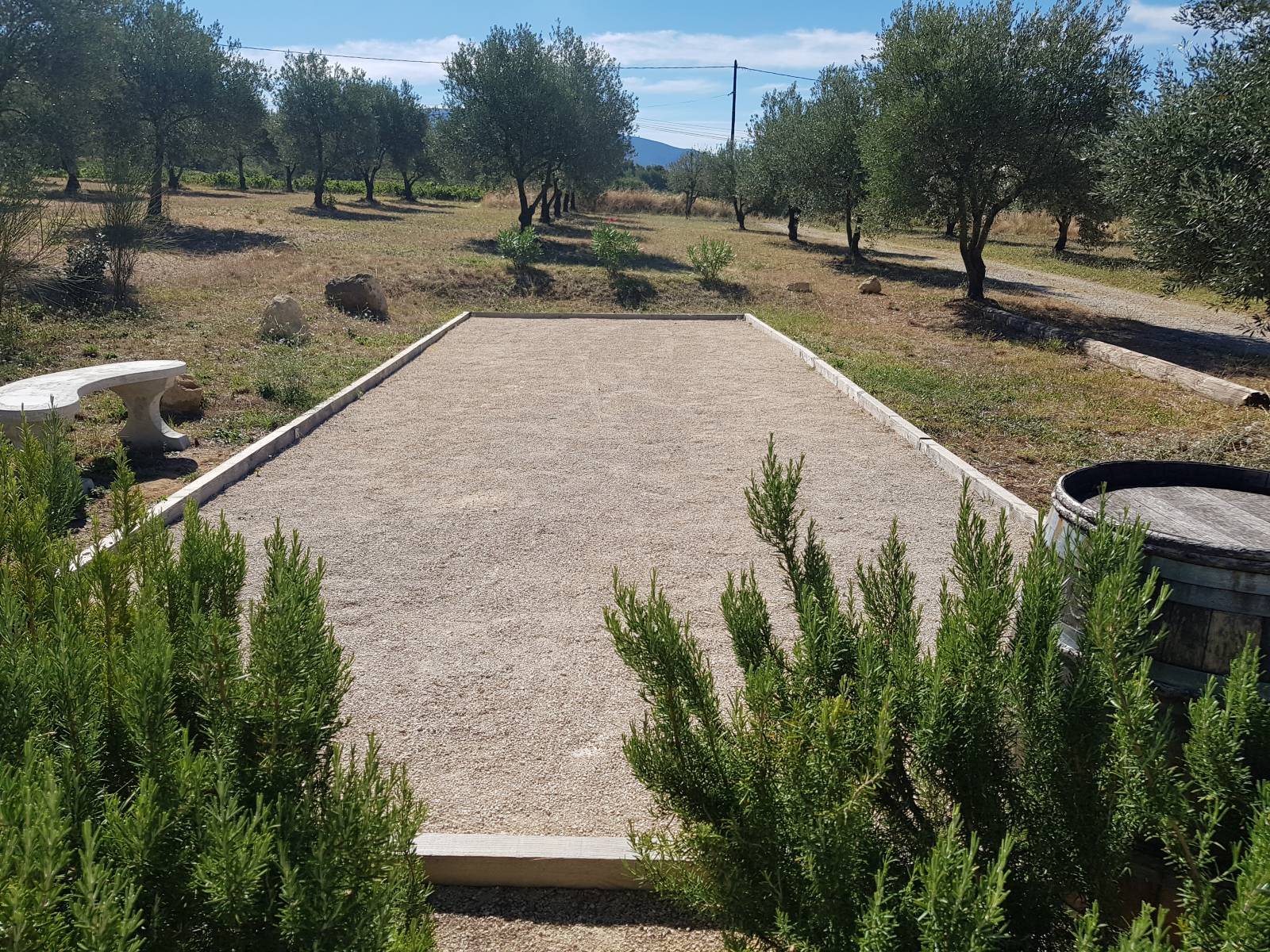 De petanquebaan
